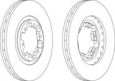 FERODO LV DISC PAIR DDF1626