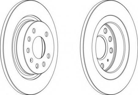 FERODO LV DISC PAIR DDF1679