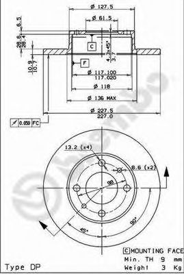    FIAT: 124 66-75, 124 FAMILIARE 67-75, 124 SPIDER 66-77, 124  67-76, 125 67-74, 127 71-86, 127 PANORAMA 77-86, 128 69-84, 128 FAMILIARE 6 08.3636.10