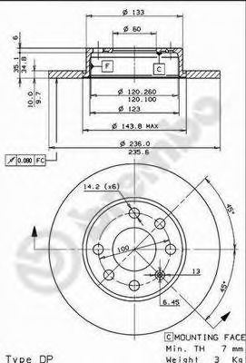   OPEL ASTRA H 1.6 04-/CORSA 82-93/KADETT 79-91   . 08.4250.14