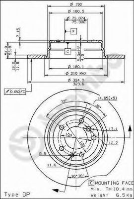 . BMW 8 (E31) (04/90-12/99) R / BMW 7 (E38 08558011