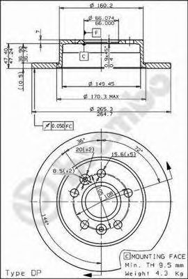    RENAULT: AVANTIME 01-03, ESPACE III 96-02 08.6704.10