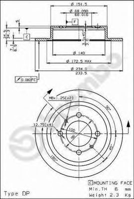    NISSAN: 100 NX 90-94, ALMERA I 95-00, ALMERA I HATCHBACK 95-00, SUNNY III 90-95, SUNNY III HATCHBACK 90-95, SUNNY III LIFTBACK 90-95 08.6899.10