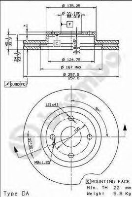    [257X24] 4   MAZDA 323 F/S BJ 1.8/2.0D-TD 9/98-> 09.7826.10
