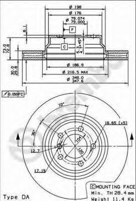    BMW: 6 04-, 6  04-, 7 01- 09.9355.10