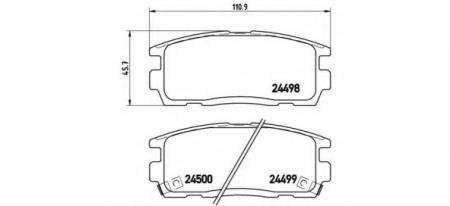 КОЛОДКИ ТОРМОЗНЫЕ ДИСКОВЫЕ ЗАДН, CHEVROLET: CAPTIVA 2.0 D/2.0 D 4WD/2.2 D/2.2 D 4WD/2.4/2.4 4WD/2.4 LPG/2.4 LPG 4WD/3.0 4WD/3.2 4WD 06-, EQUINOX 3.4 AWD 03-09  DAEWOO: WINSTORM P10004