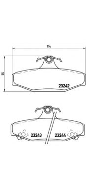 =335 12=FDB1157=572417B   . SSANGYONG MUSSO / KORANDO ALL 95> P 15 004