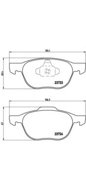     FORD: C-MAX 07-, FOCUS C-MAX 03-07 , FOCUS II  04-, FOCUS II  06-, FOCUS II   05-, KUGA 08- MAZDA: 3  03-, 3  09-, 3   00 P24061