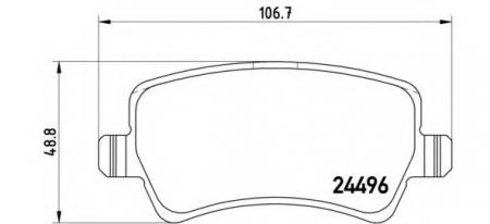     FORD: GALAXY 06-, S-MAX 06- VOLVO: S80 II 06-, V70 III  07-, XC70 II 07- P24078