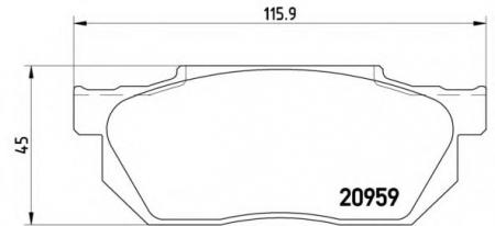 - .  FR HONDA P28006