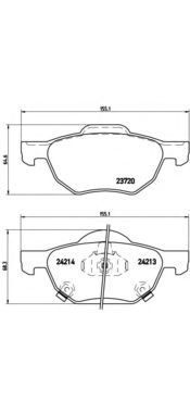    , HONDA: ACCORD VII 2.0/2.0 4WD/2.2 I-CTDI/2.4 03-, ACCORD VII 2.4 VTEC E 03-, ACCORD VII TOURER 2.0/2.2 I-CTDI/2.4/2.4 VTEC E/2.4 VTEC T 03- P28036
