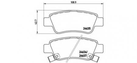    , HONDA: CR-V III 2.0 I 4WD/2.2 I-CTDI 4WD/2.2 I-DTEC 4WD/2.4/2.4 I-VTEC 4WD 06- P28046