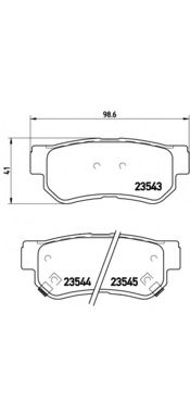     HY: GETZ  02-, GRANDEUR  05-, HIGHWAY VAN 00-, MATRIX  01-05 , SANTA FE I  00-06 , SONATA IV  98-05 , SONATA V  05-, TRAJET  00-, TUCSO P30014