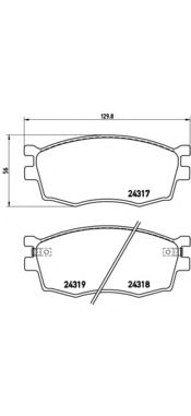 - .  FR HY ACCENT, KIA RIO II P30026