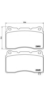    , MITSUBISHI: LANCER VI 2.0 16V EVO 95-03, LANCER 2.0 16V EVO IX/2.0 16V EVO VIII/2.0 4WD 00-, LANCER 2.0 EVO 07-  SUBARU: IMPREZA 2.5/2.5 4WD P54039