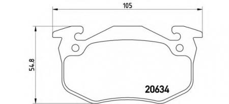 P68020 =FDB881=223924   . RENAULT TWINGO 1.2 93-98 P 68 020