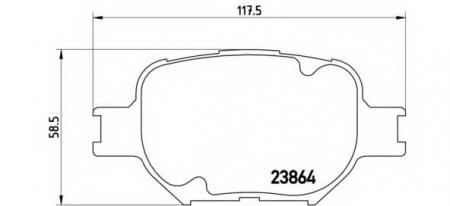 - .  FR TO CELICA, COROLLA VER 02- P83054