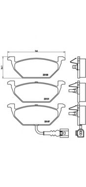     AUDI: A2 00-05, A3 96-, A3 03-, A3 SPORTBACK 04-, A3  08-,  SEAT: ALTEA 04-, ALTEA XL 06-, IBIZA IV 02-, IBIZA V 08-, IBIZA V SPORTC P85072