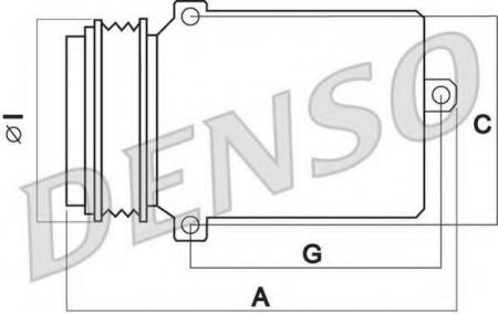 КОМПРЕССОР КОНДИЦИОНЕРА BMW 5 (E39) 525TDS 96-04 DCP05017