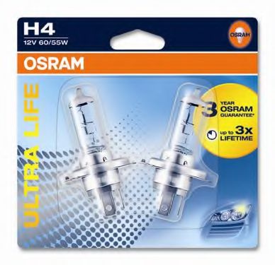     2 H4 12V 60/55W P43T ULTRA LIFE ( 3         ) 64193ULT-02B
