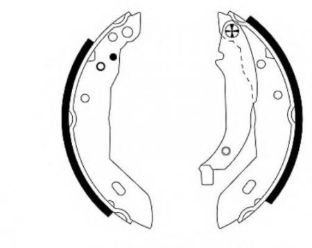 КОЛОДКИ БАРАБАННЫЕ К-КТ MFR223