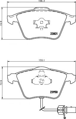 . . AUDI A4, A6 04- ATE MDB2694