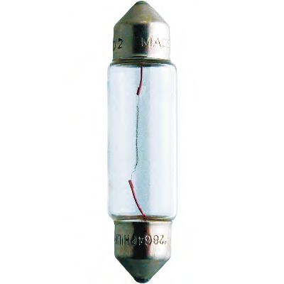 ЛАМПА НАКАЛИВАНИЯ 10ШТ В УПАКОВКЕ 12V 10W SV8.5 T10,5X43 12866CP