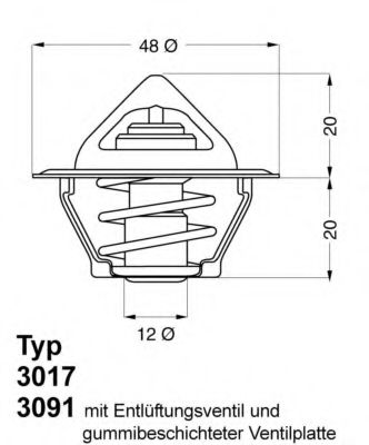 ТЕРМОСТАТ 301792D50