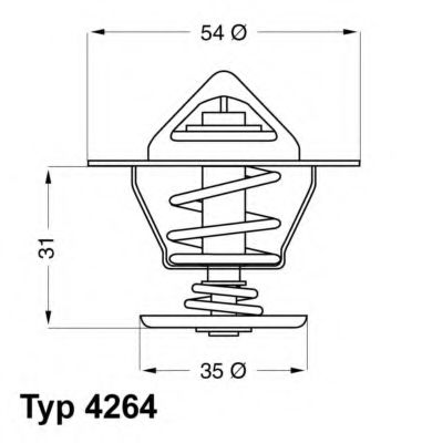  ( ) SEAT: CORDOBA 93-99, IBIZA II 93-99, TOLEDO I 91-99  VW: GOLF II 83-92, GOLF III 91-97, JETTA II 84-92, PASSAT 88-96, POLO 81-94 4264.84D