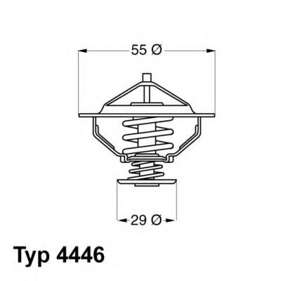  ( ) CITROEN: C5 01-, C8 02-, EVASION 94-02, XANTIA 93-03, XSARA 97-05  FIAT: DUCATO 94-, ULYSSE 94-  PEUGEOT: 206 98-, 307 00-, 406 4446.83D