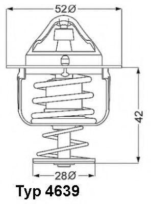  ( ) MAZDA: 2 07-, 3 03-, 323 F V 94-98, 323 F VI 98-04, 5 05-, 6 02-, 626 IV 91-97, 626 V 97-02, B-SERIE 85-99, B-SERIE 99-, MPV I 95- 4639.82D