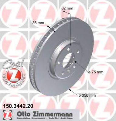   BMW X5 4.6/4.8 02-   356X36 150.3442.20