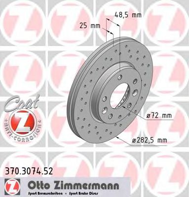 ZIMMERMANN-  MAZDA: 6 02-, 6 HATCHBAC 370.3074.52