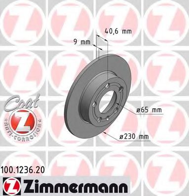   AUDI A2/A3 VW GOLF4/BORA 96-    230X9 100.1236.20