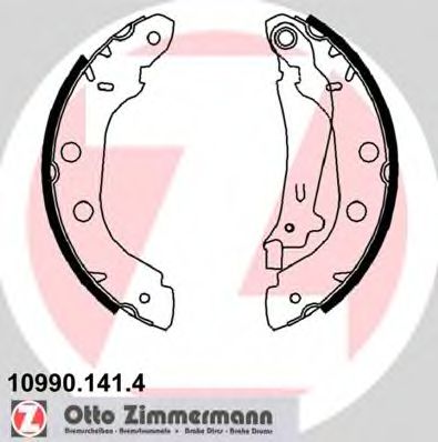 КОЛОДКИ ТОРМОЗНЫЕ БАРАБАННЫЕ NISSAN, RENAULT 109901414