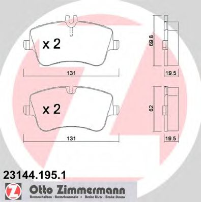 ZIMMERMANN-  MERCEDES-BENZ: C CLAS 23144.195.1