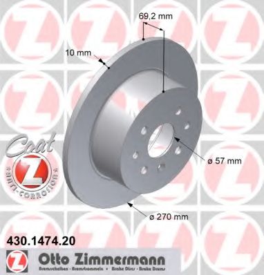   OPEL VECTRA B 95-99, R, 27010 430.1474.20