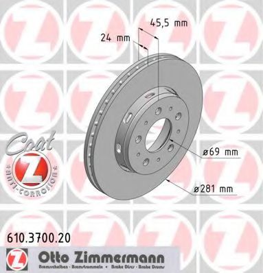 ZIMMERMANN-  MITSUBISHI: CARISMA 97-0 610.3700.20