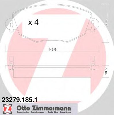 ZIMMERMANN-  FORD: MONDEO III 00- 23279.185.1
