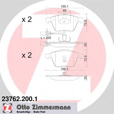 ZIMMERMANN-  AUDI 23762.200.1