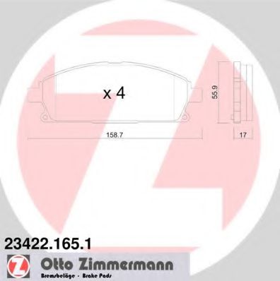 ZIMMERMANN-  INFINITI, NISSAN 234221651