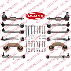 КОМПЛЕКТ ПОДВЕСКИ AUDI A4 01-05 ПЕРЕДНЕЙ (8РЫЧ+2НАК+2ТЯГ.СТАБ.+КРЕПЕЖ) TC1500KIT