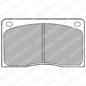 КОМПЛЕКТ ТОРМ. КОЛОДОК LP132