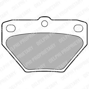 КОМПЛЕКТ ТОРМОЗНЫХ КОЛОДОК ЗАДН. TOYOTA LP1447