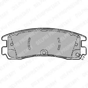 КОМПЛЕКТ ТОРМ. КОЛОДОК LP1612