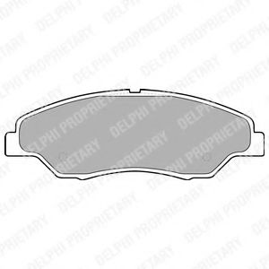 КОМПЛЕКТ ТОРМ. КОЛОДОК FR KIA RETONA, SPORTAGE LP1634