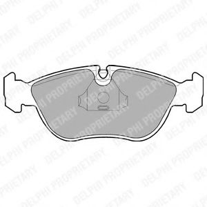КОЛОДКИ ТОРМОЗНЫЕ VOLVO 850/S70/V70 91-00 ПЕРЕДНИЕ LP839