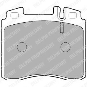 КОЛОДКИ ПЕРЕДНИЕ MERCEDES S W140 LP842 LP842