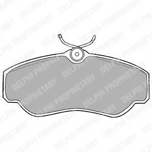 К-Т КОЛОДОК ТОРМ. FR L. ROVER DISC, R.ROVER LP913