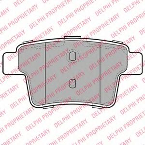 К-Т КОЛОДОК ТОРМ. RE FO MONDEO <04-07> LP1957